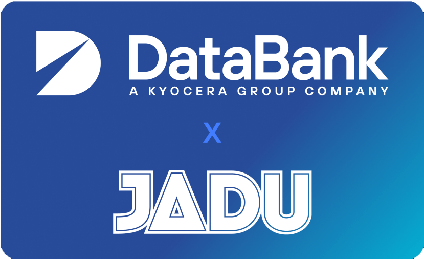 DataBank IMX logo above the JADU logo